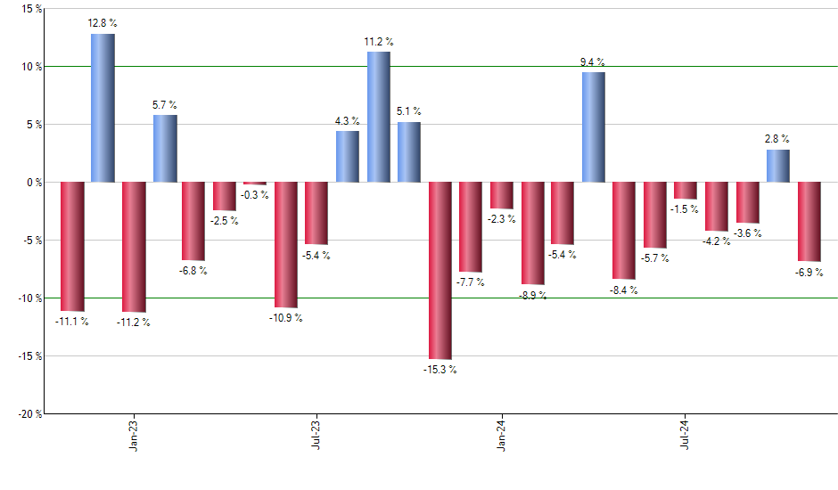 FIG monthly returns chart